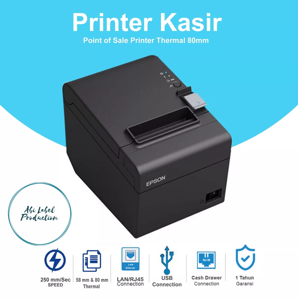 PRINTER POS KASIR EPSON TM-T82III - EPSON THERMAL TM T82III LAN + USB