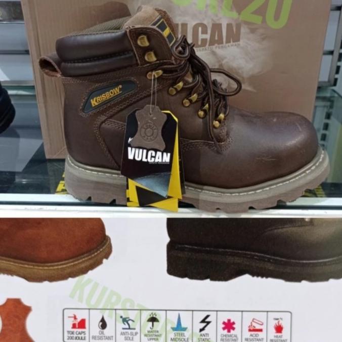 Krisbow Safety Shoes vulcan/Sepatu Pengaman vulcan