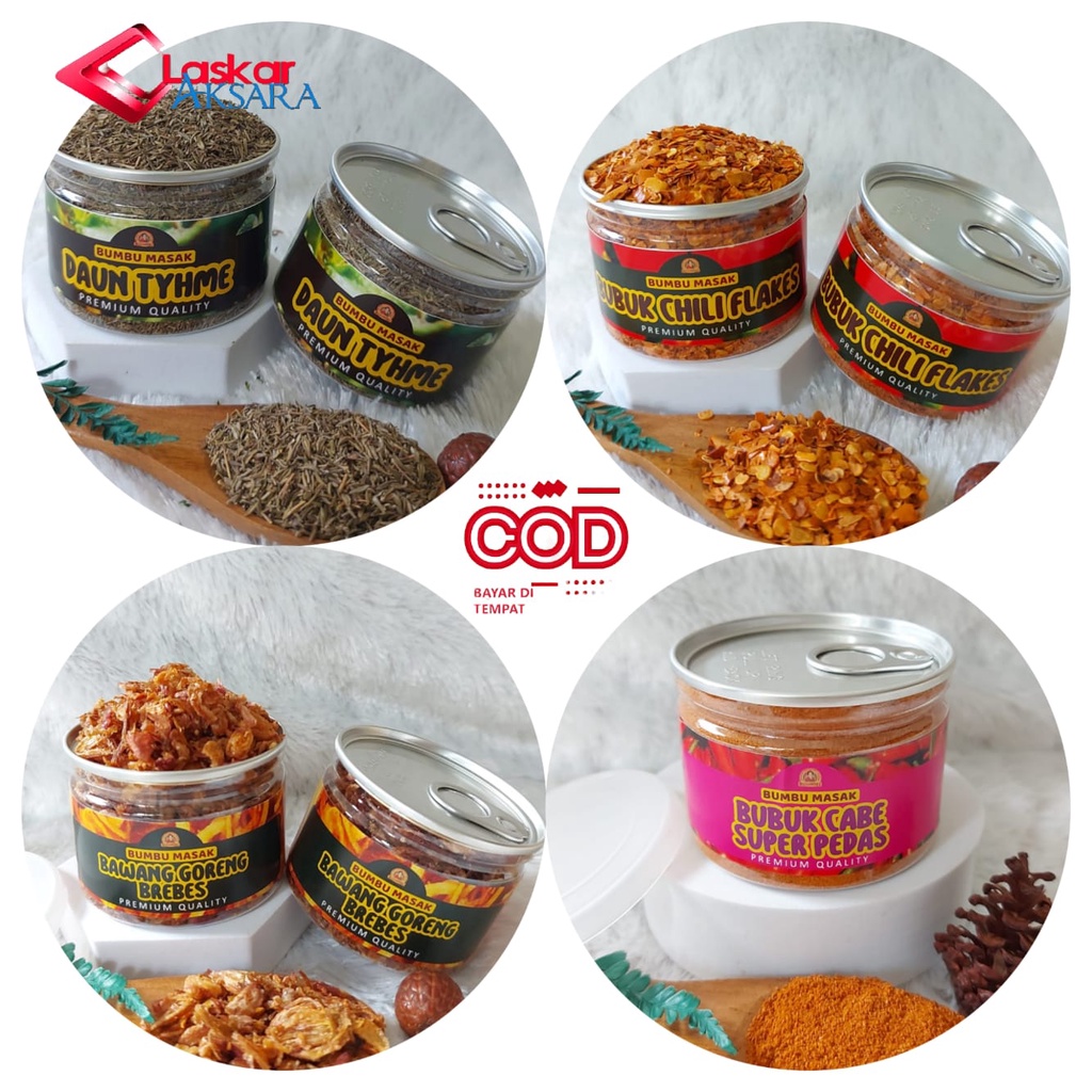 

Can - Rempah Bubuk Cabe Super Pedas Bawang Goreng - Variasi Termurah // Premium