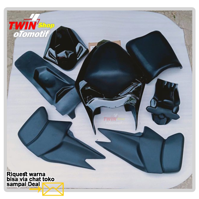 Body belakang byson model Ninja 250 FI, Body byson plus jok ninja FI  PROMO GRATIS lampu belakang.