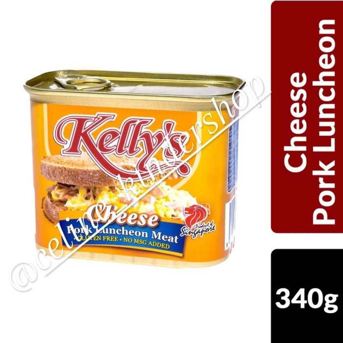 

KELLY'S CHEESE PORK LUNCHEON MEAT/ LUNCHEON HAM/ CANNED MEAT 340GR