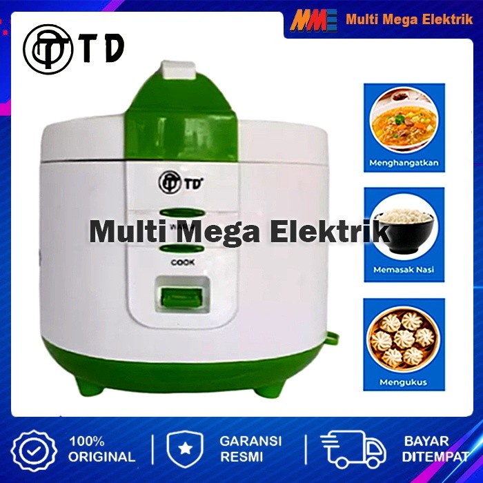MEJIKOM NIKO OISHI BATIK / TD 1.2 LITER / RICE COOKER / MAGIC COM ORIGINAL