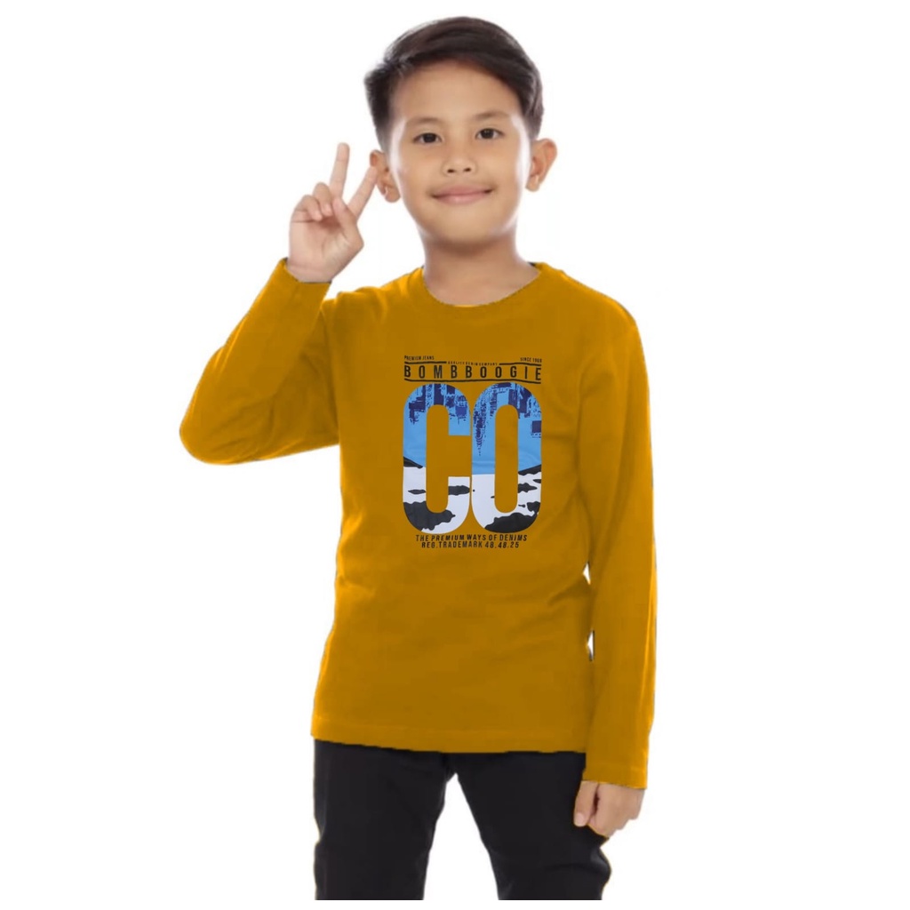 Baju Distro Anak JUNIOR Cowo Size: M 3-4tahun L 5-6tahun