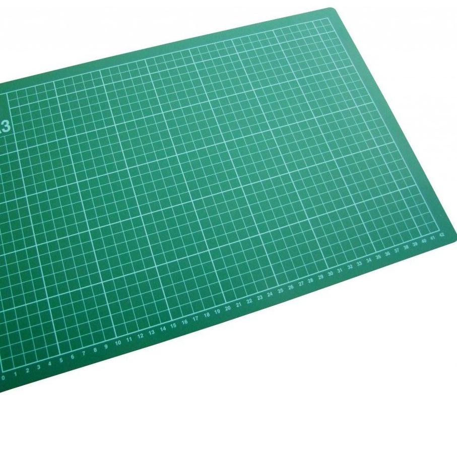 

Terbaik COMBO A3 Hijau / Pink PVC Cutting Mat / Cutting Pad / Alas Potong A3 + PEN CUTTER !
