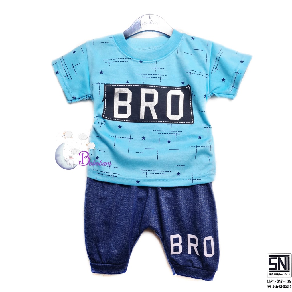 BOBOBAM BAJU BAYI LAKI LAKI SETELAN ANAK COWO LUCU STELAN COWOK 6 12 BULAN KEREN TRENDY KEKINIAN BRO