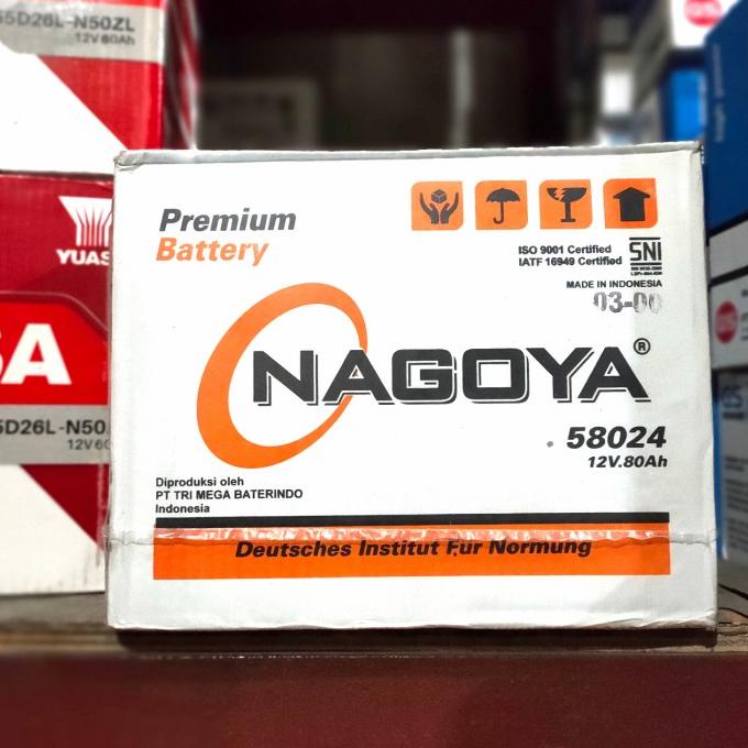 Aki Basah Nagoya 58024 Ln3 - 80 Amp Innova Reborn Fortuner Vrz Debezzz