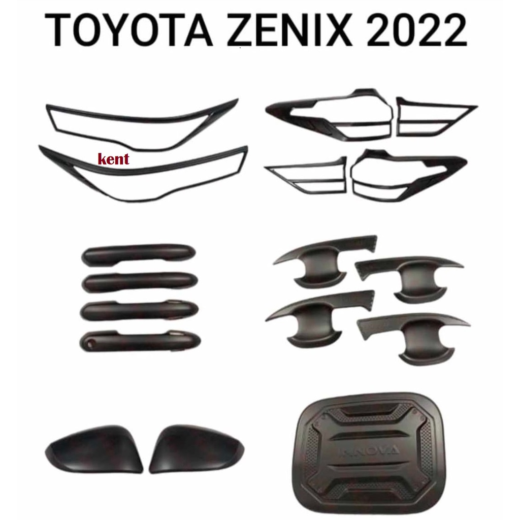 Paket Super Lengkap Innova Zenix 2023 Hitam Doff