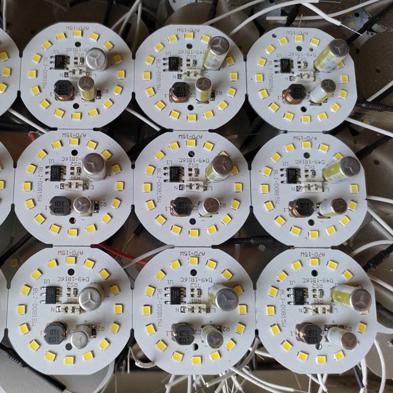 PCB Lampu LED AC Berbagai Macam Watt Diameter Lebar Mata Modul Mesin Lampu LED AC 5 7 9 12 15 18 20 30 40 Watt