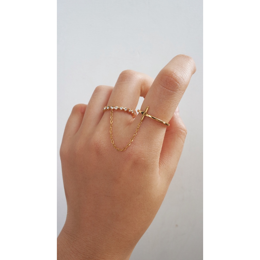 (CINCIN ANTI KARAT) - MILANI RING - STAINLESS STEEL