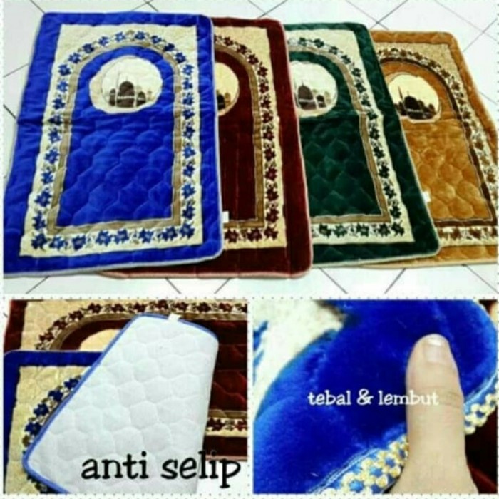 Sajadah Turki empuk 5 cm N6C8 Travel Terlaris Turki Viral 2023 Souvenir Empuk Termurah Wanita Premiu