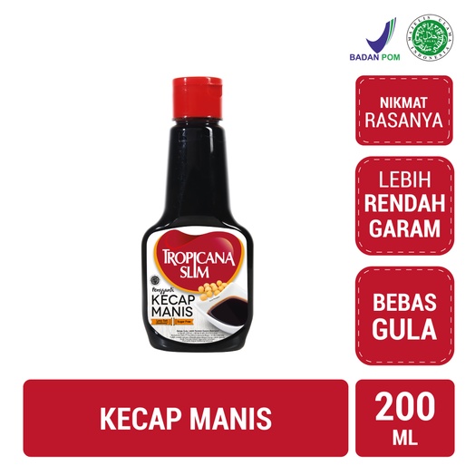 

Tropicana Slim Kecap Manis 200ml - Bantu Dukung Hidup Sehat