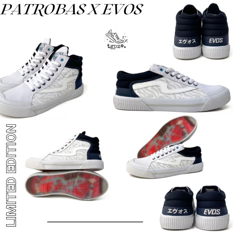 Patrobas x Evos E-sport | Patrobas Evos white Hi/Low [100% Original]