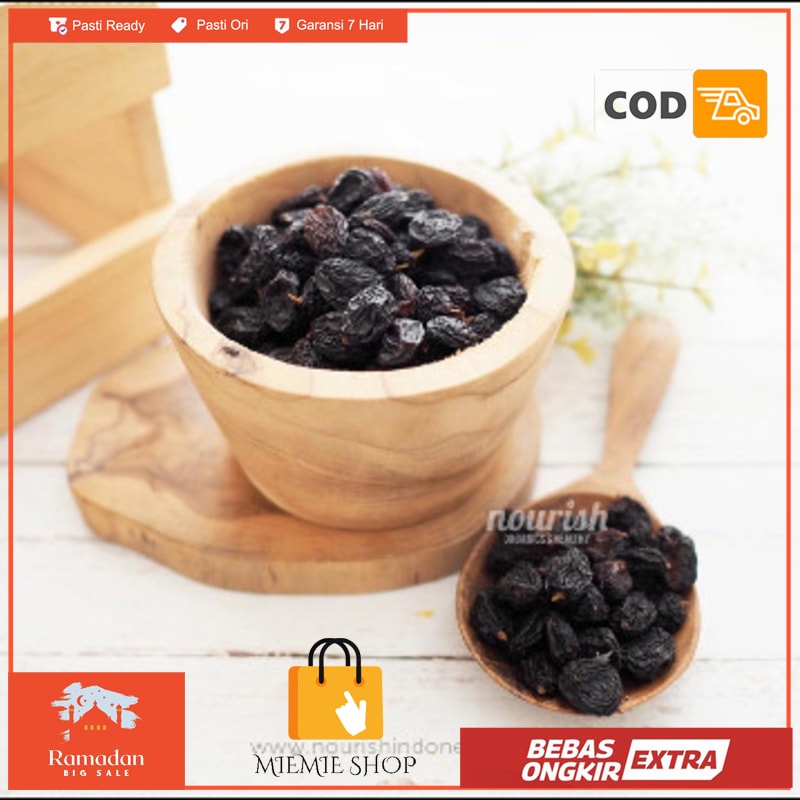

Black Raisin Kismis Hitam 250gr