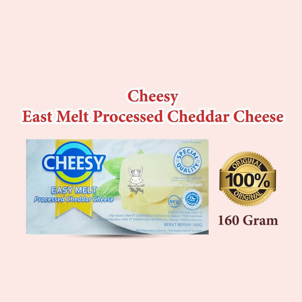 

Cheesy Keju Easy Melt 160 Gram