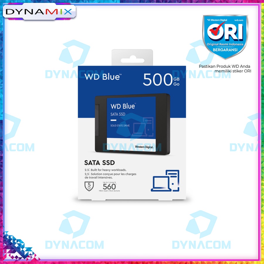 SSD WD Blue 500GB SATA 2.5&quot; | SA510 WDS500G3B0A GARANSI RESMI