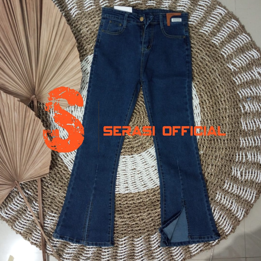 CELANA JEANS CUTBRAY BELAH TENGAH IMPORT