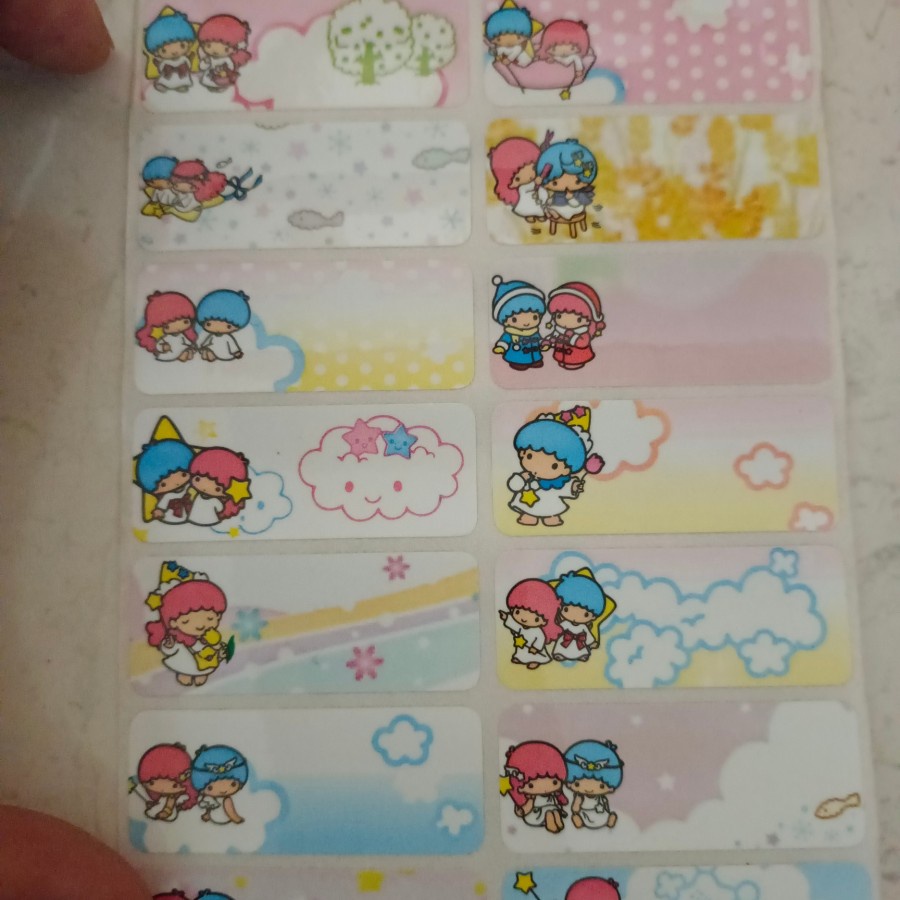 

Label Nama Waterproof - Little Twinstar