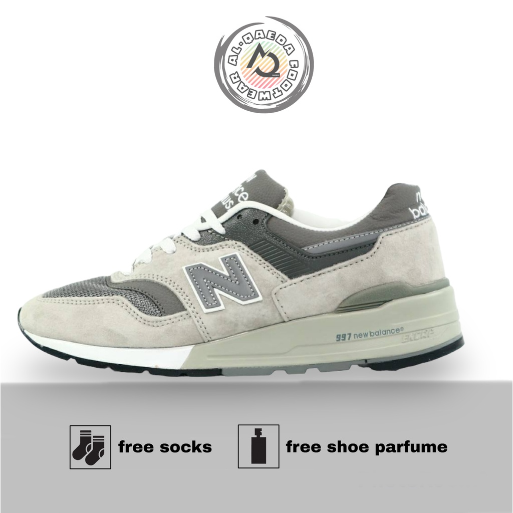 AQ - SEPATU NEW SPORT BALANCE 997 GREY USA RUNNING MENS