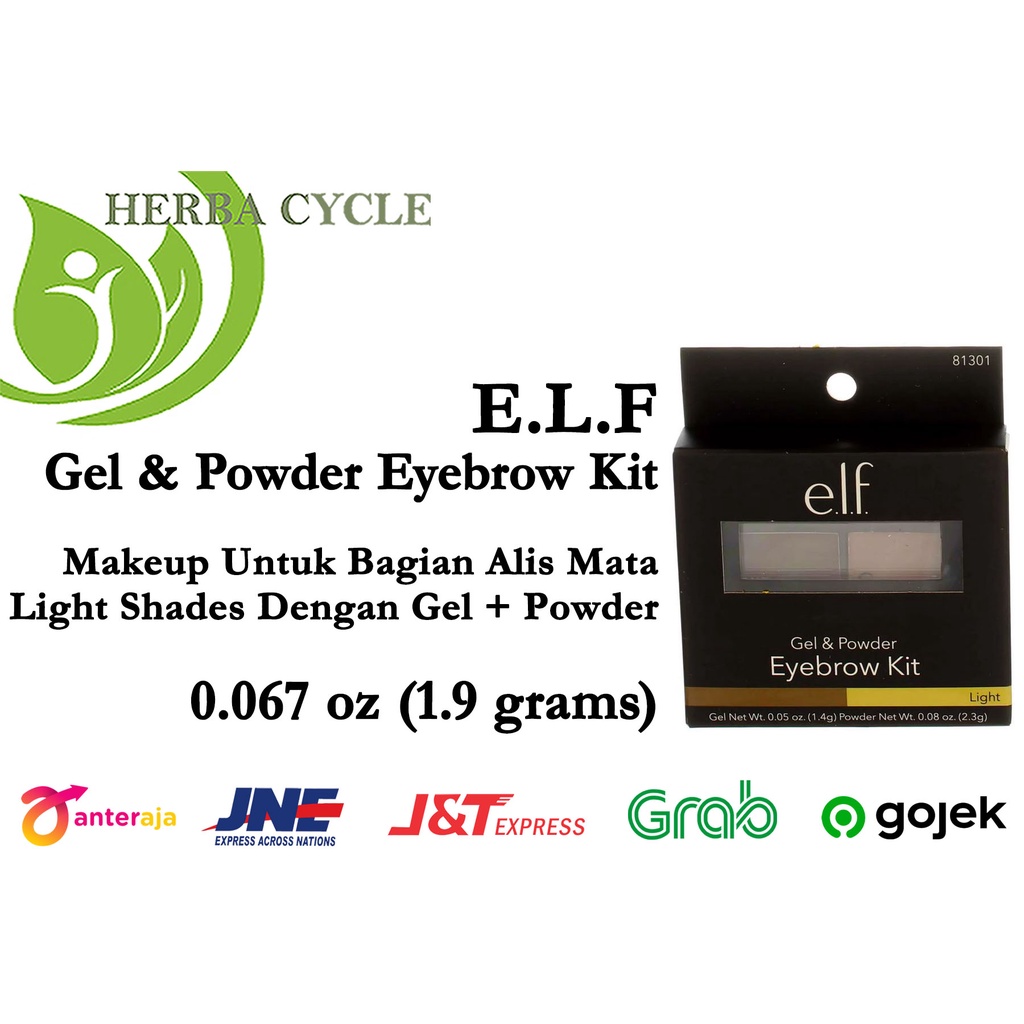 PROMO MURAH ELF Cosmetics Eyebrow Kit Gel &amp; Powder (1.9 gr) Kosmetik Alis Mata ORI USA