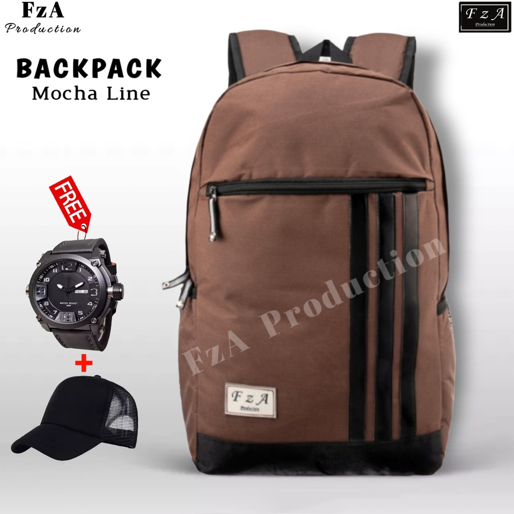 FzA Official - Tas Ransel Distro Original Casual pria Wanita / Tas Ransel Laptop / Backpack Sekolah Kuliah Distro Original Tas Punggung Laptop - MLQT