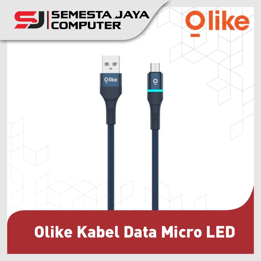 Olike Kabel Data Micro LED Fast Charging 2.4A D101M