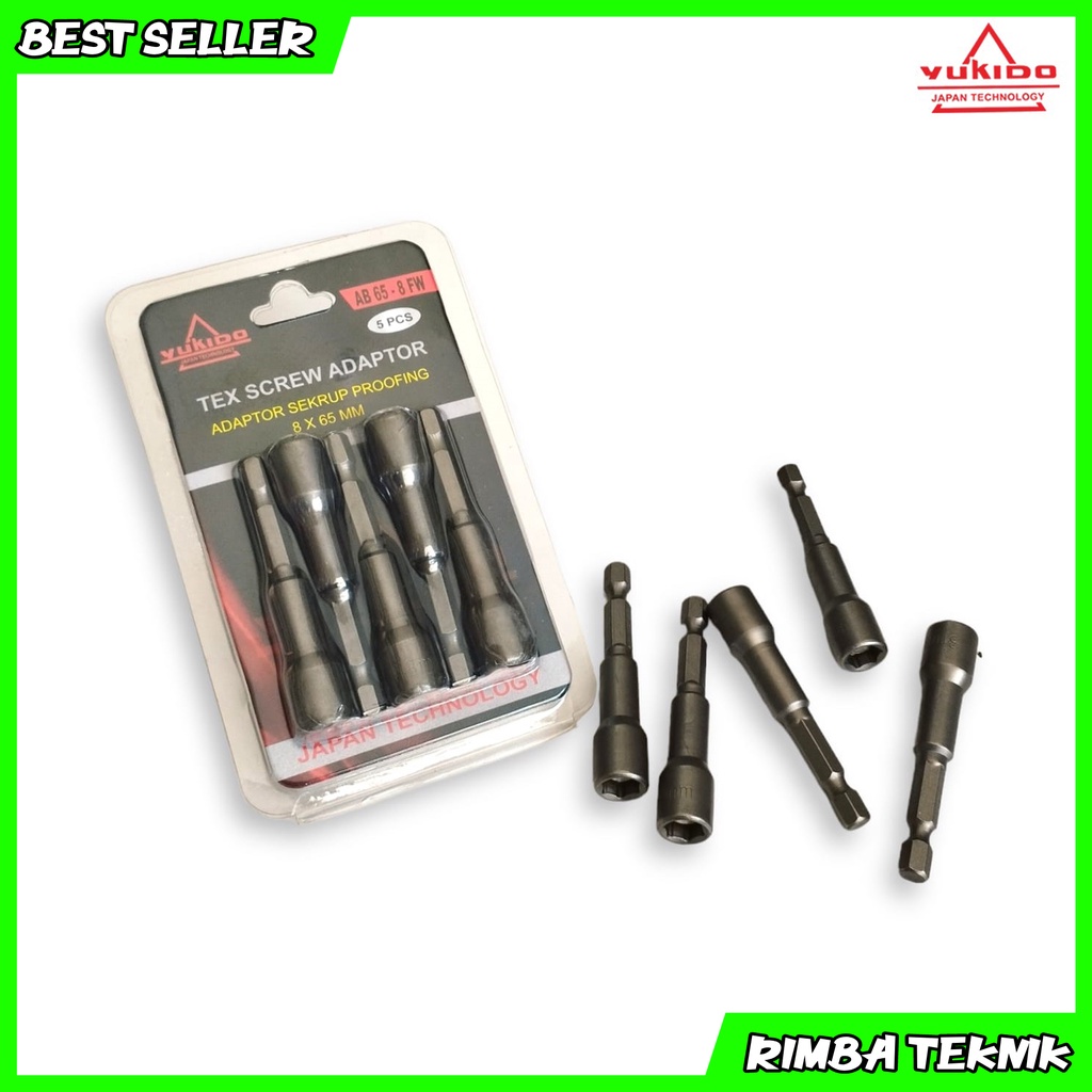 YUKIDO Mata Bor Roofing Magnet 5pcs / Magnetic Nut Setter obeng baut mata bor rufing roufing sock magnet TERMURAH!!