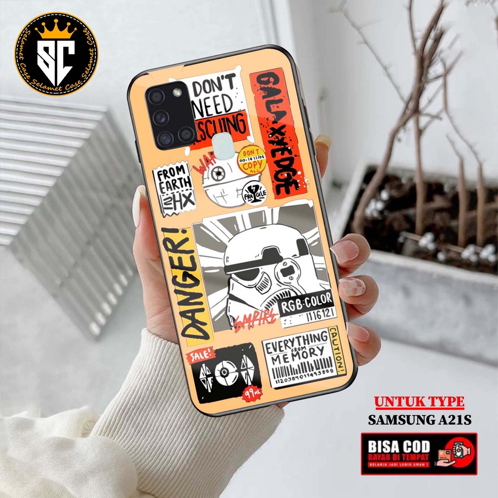 Case Samsung A21S Casing Samsung A21S Selamet Case [STRWR] Case Glossy Case Aesthetic Custom Case An