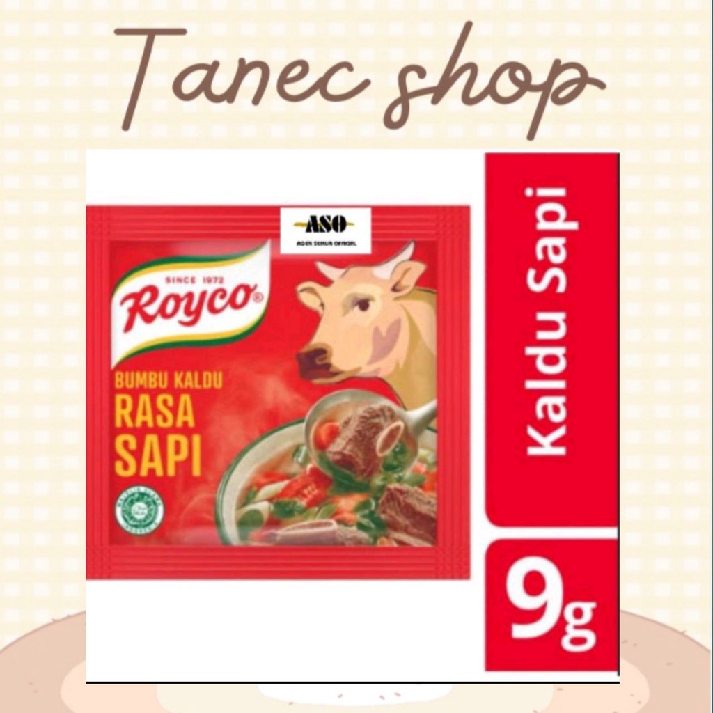 

royco sapi shacet bumbu penyedap rasa sapi kemasan 8gr