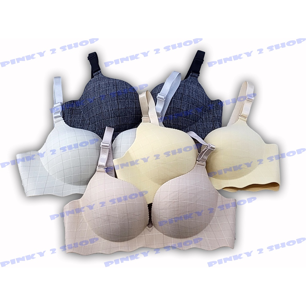 BRA WANITA PUSHUPBRA BH SEAMLESS TANPA KAWAT SIZE 32 - 38 KAIT 3