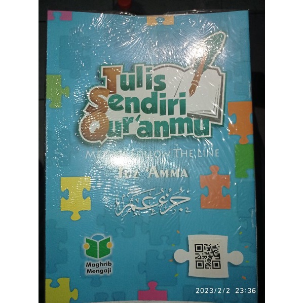 Buku Belajar Menulis Alquran "TULIS SENDIRI QURAN MU"