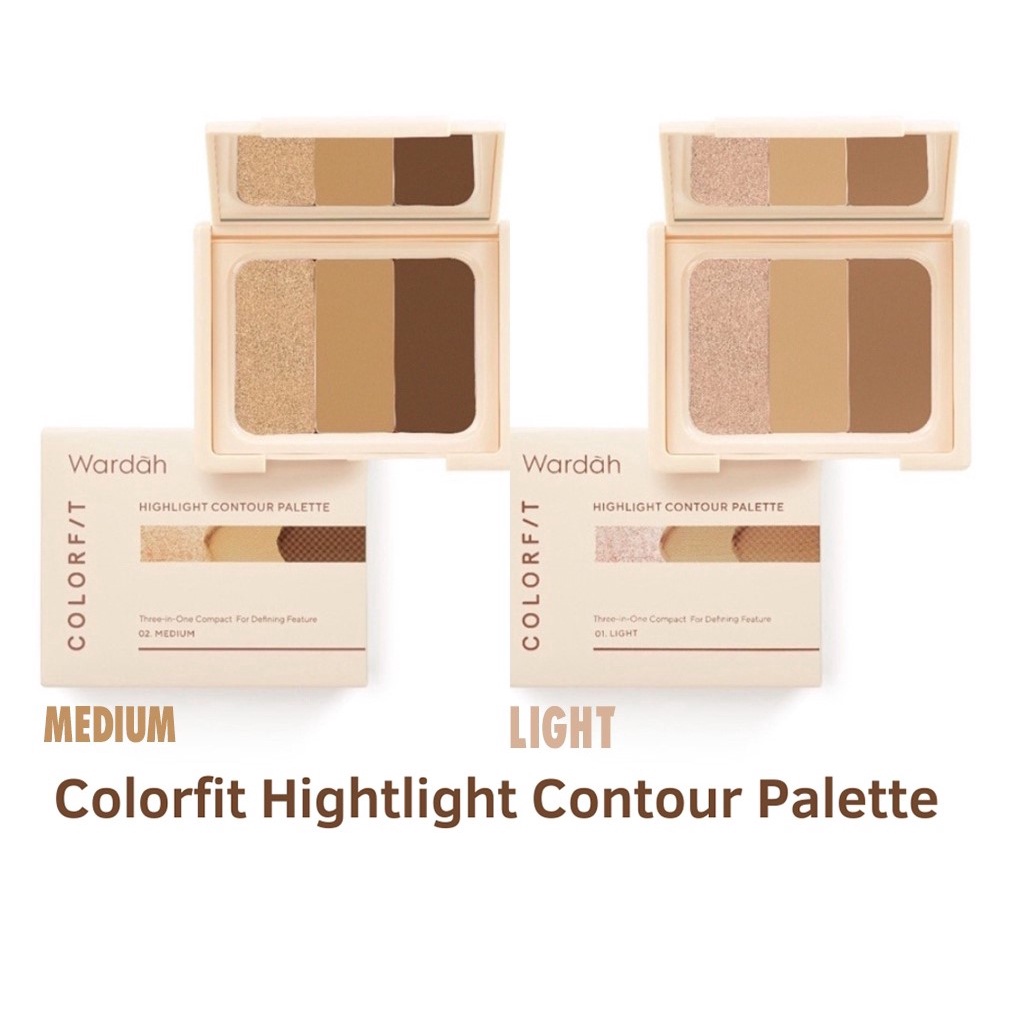 Wardah Colorfit Highlite Contour Pallete