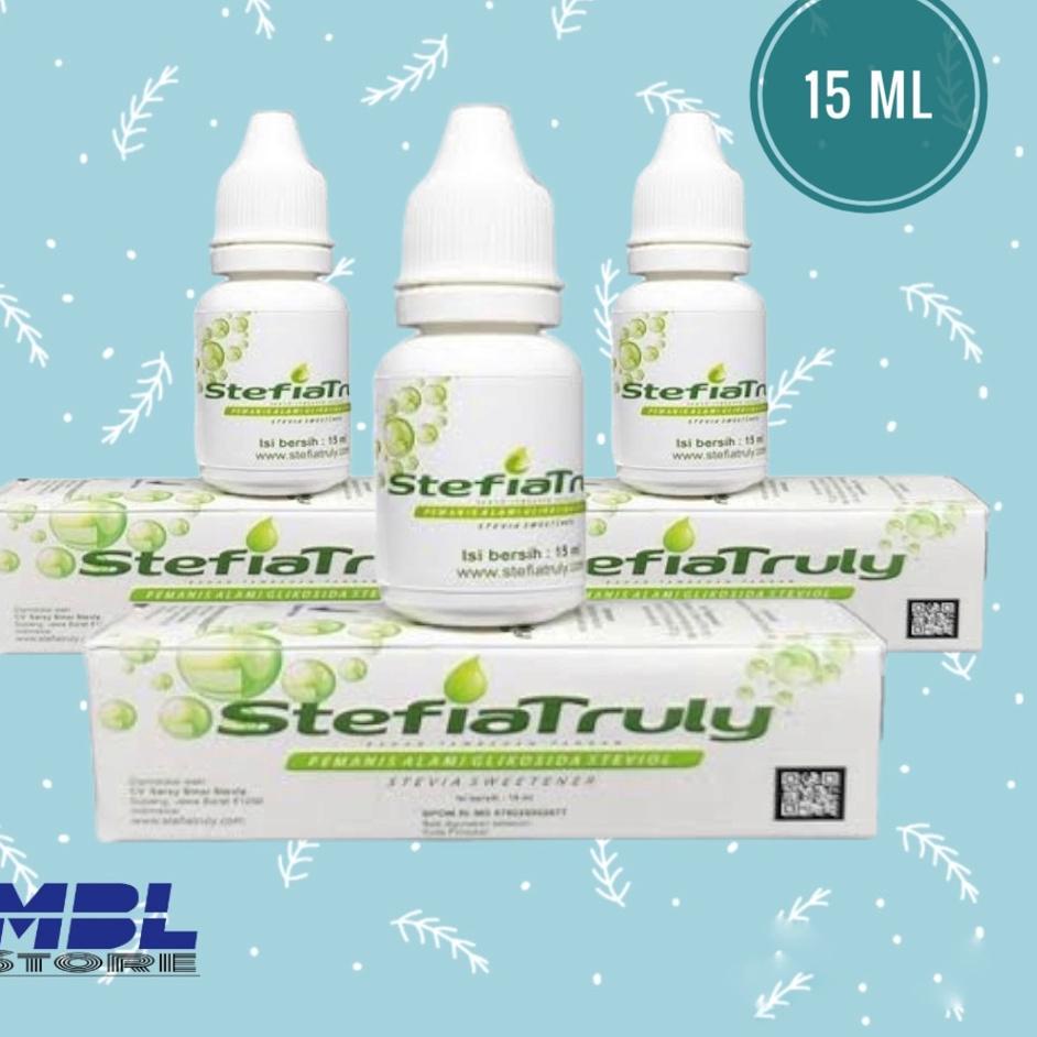 

❈ Stevia truly gula Stefia / pemanis alami stevia / Gula tetes 15 ml ✽