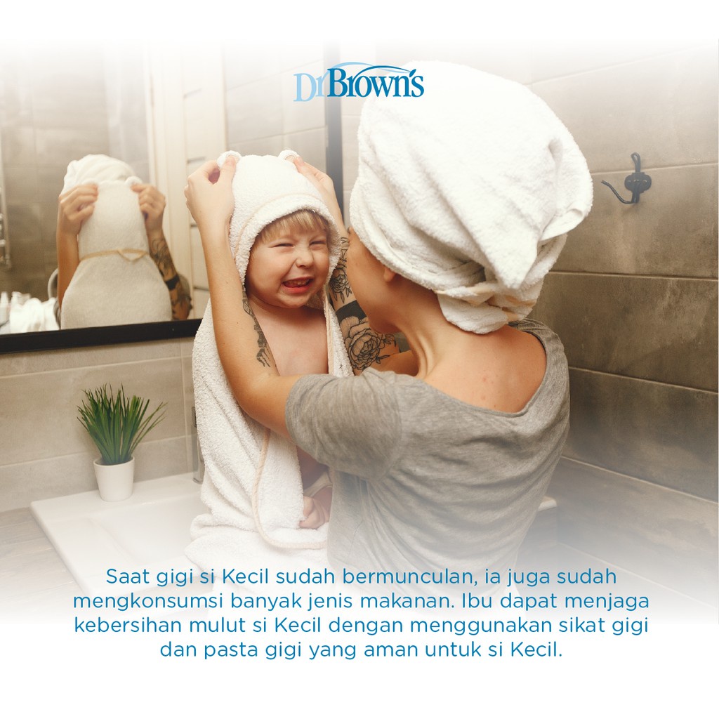 Dr Brown's Training Brush / sikat gigi bayi anak