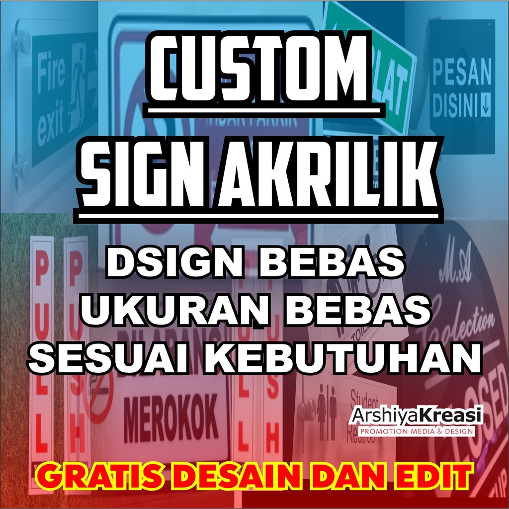 

AKRILIK CUSTOM SUKA SUKA ACRYLIC CUSTOM