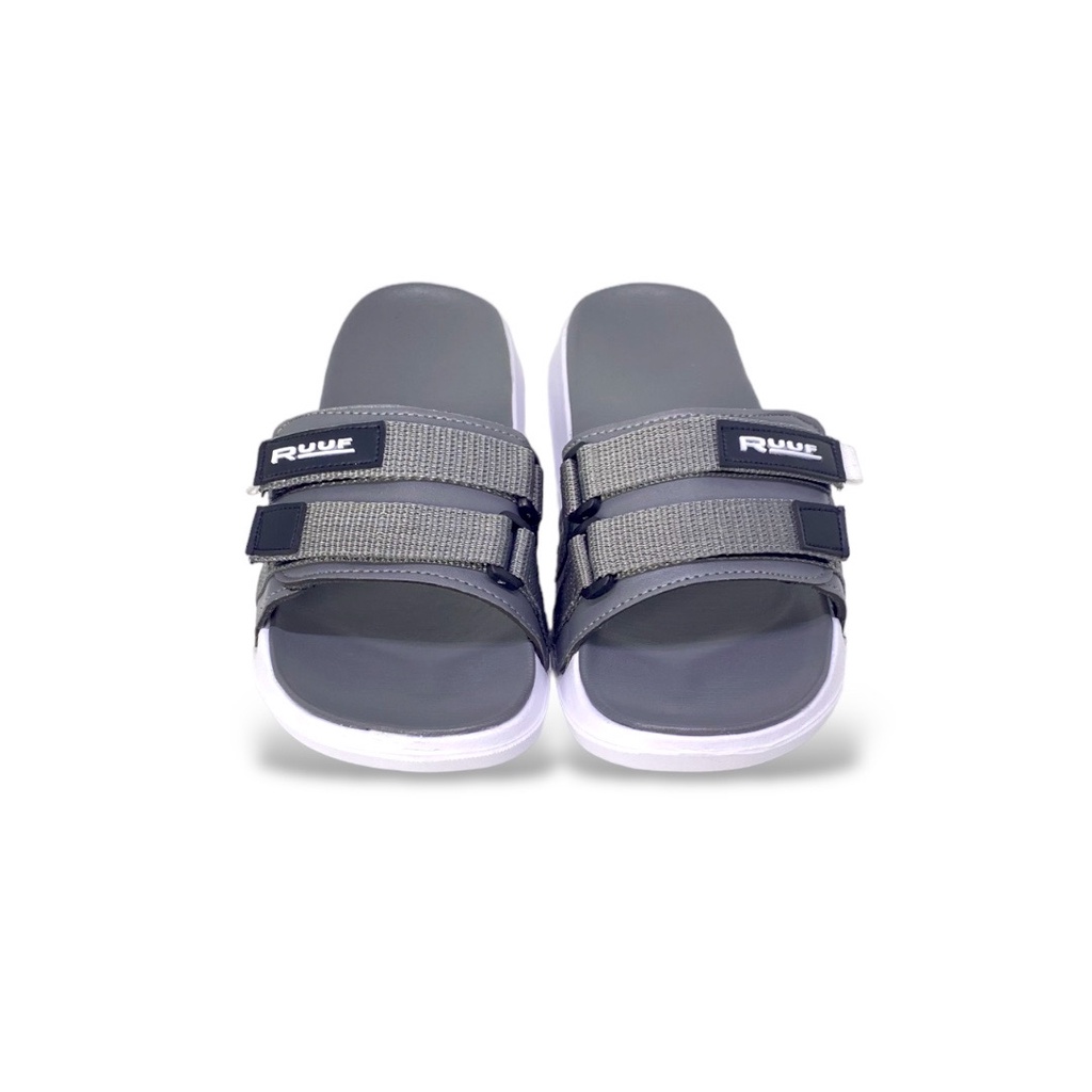 Ruuf - 2193 SS Slide Sandal Pria - Grey White