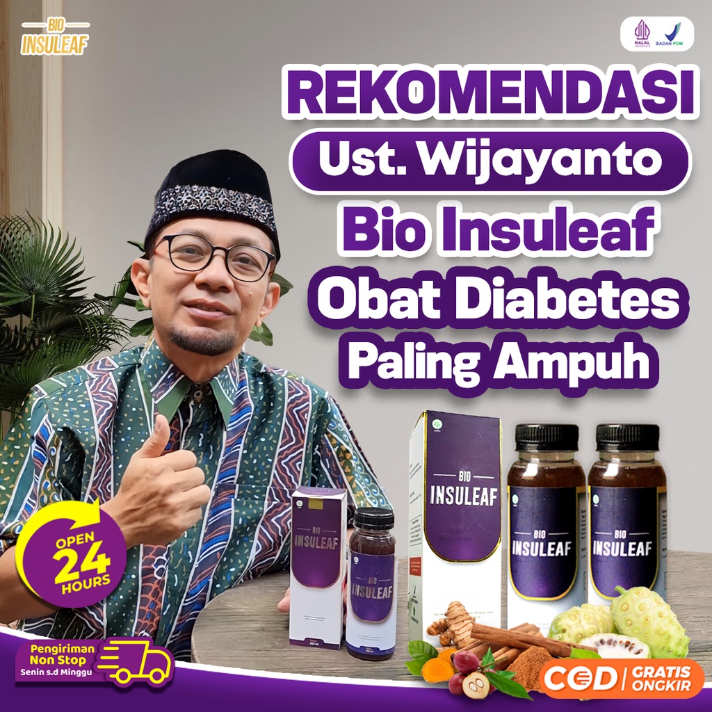 Bio Insuleaf – Herbal Alami Cegah Diabetes Tingkatkan Daya Tahan Tubuh Bantu Turunkan Gula Darah Cegah Kencing Manis Asam Urat &amp; Kolesterol