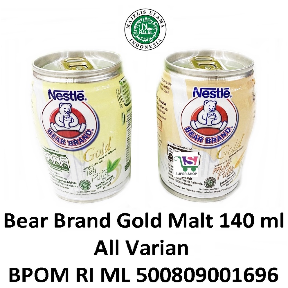 

Bear Brand Gold Malt 140 ml All Varian BPOM RI ML 500809001696