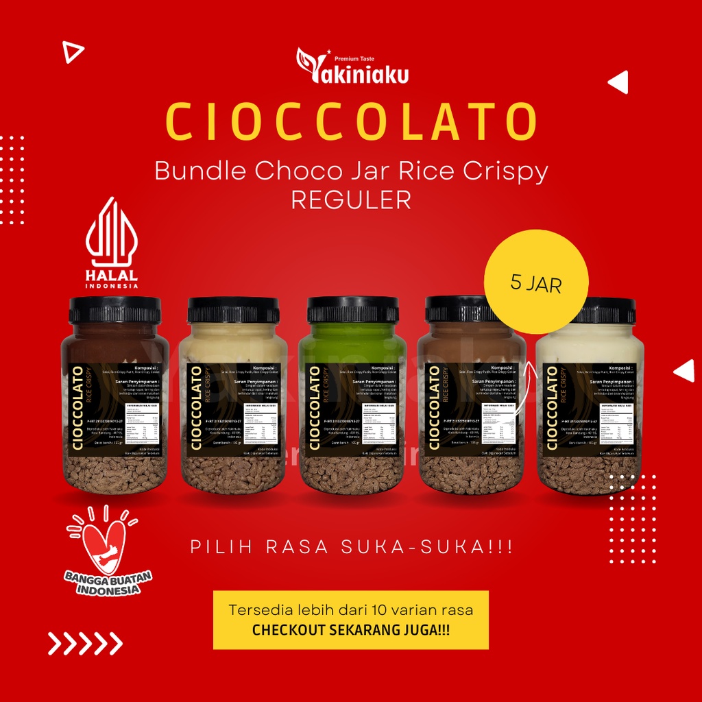 

Bundle Reguler Mix Rice Jajanan Snack Camilan Cemilan Makanan Ringan Original Rice Crispy Choco Coklat Cokelat Chocolate Cappuccino Tiramisu Strawbery Green Tea Matcha Vanilla Milk Melted All Varian Crust Crunchy Lumer Jar Manis Pathis Chocolade Bandung