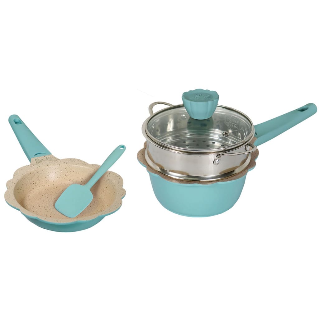 Babysafe Cookware Set - panci masak anak - mpasi - panci mpasi