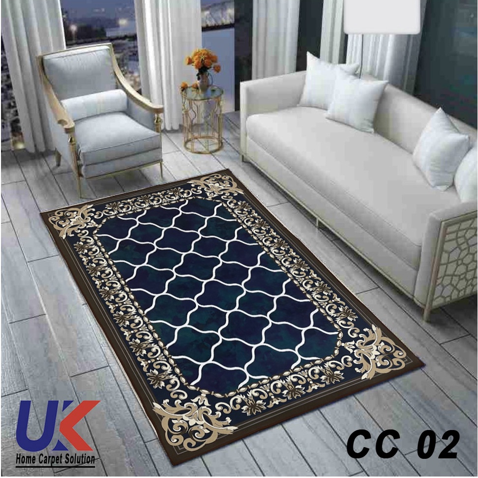 [180 x 230 cm] Karpet Lantai Eropa Design Minimalis Modern / Turki