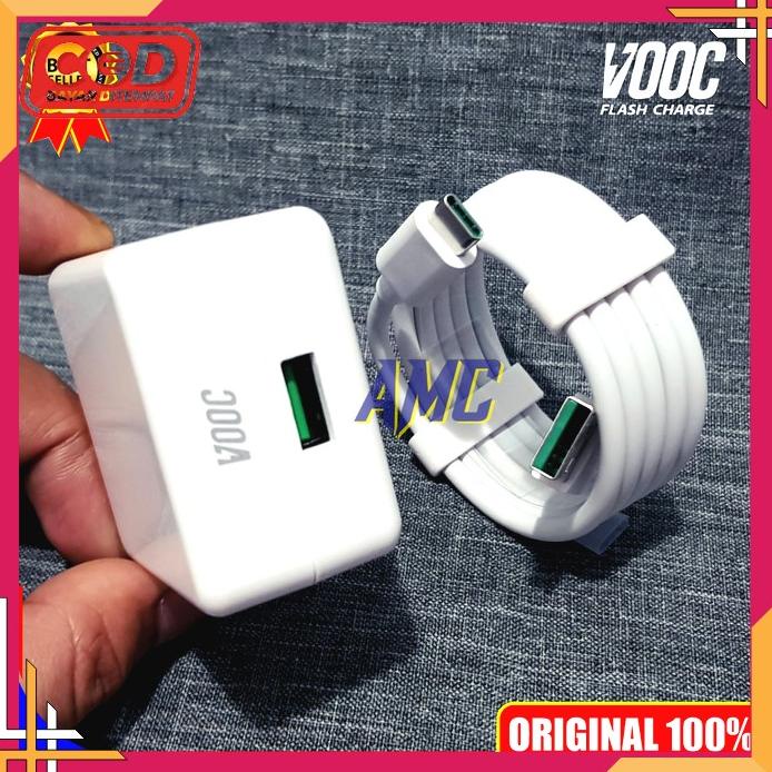 Acc Hp Charger Oppo Reno 2F Reno 3 Original Vooc Flash Charge Usb C