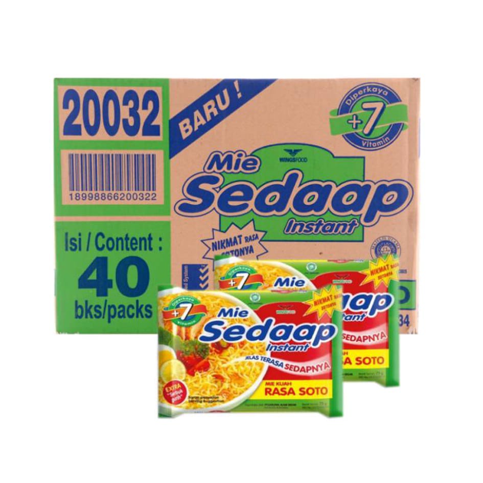 

Mie Sedaap Soto 1Dus isi 40pcs