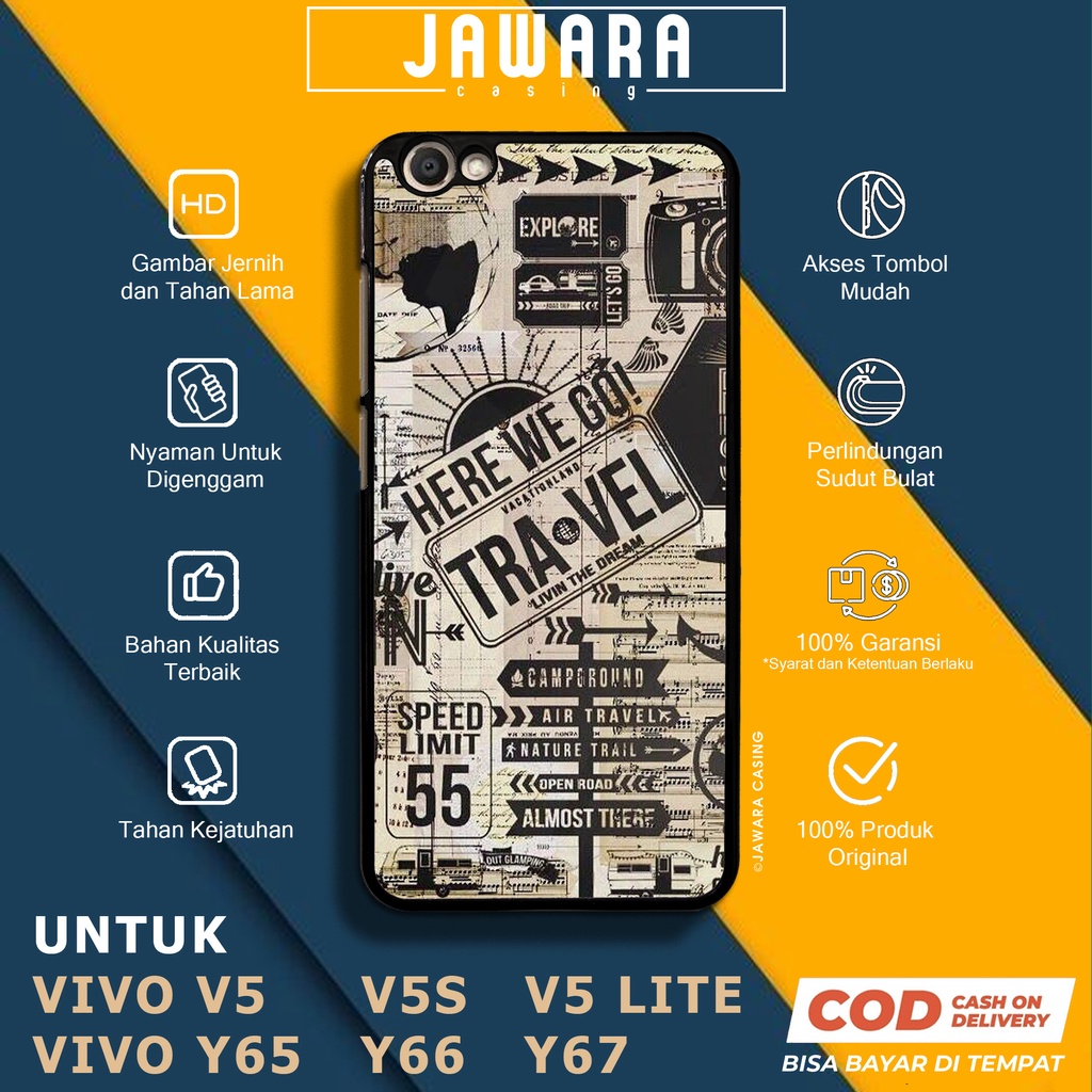 Case Vivo V5 V5S V5 LITE Y65 Y66 Y67  Casing Vivo V5 V5S V5 LITE Y65 Y66 Y67 Jawara Casing [TRVL] Ca