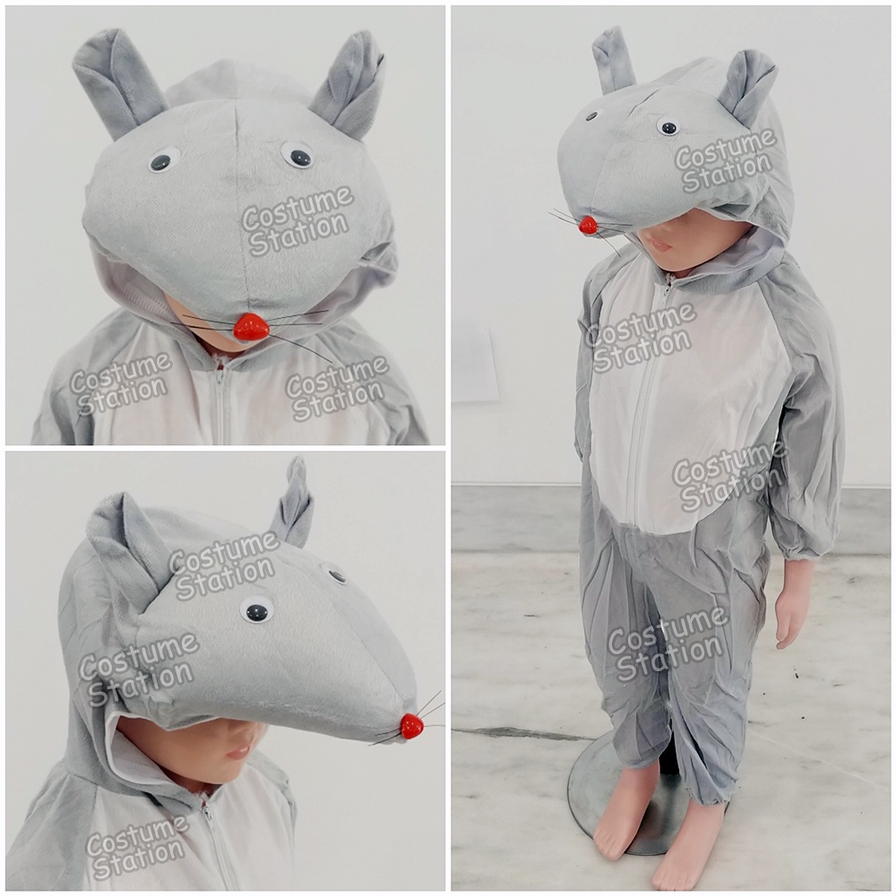 Kostum Onesie Rat / Costume Tikus Hewan Binatang Animal anak