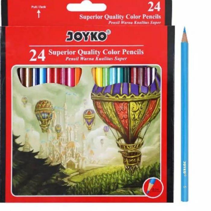 

12.12 Brand PENSIL 24 WARNA PANJANG JOYKO CP 101 !!!