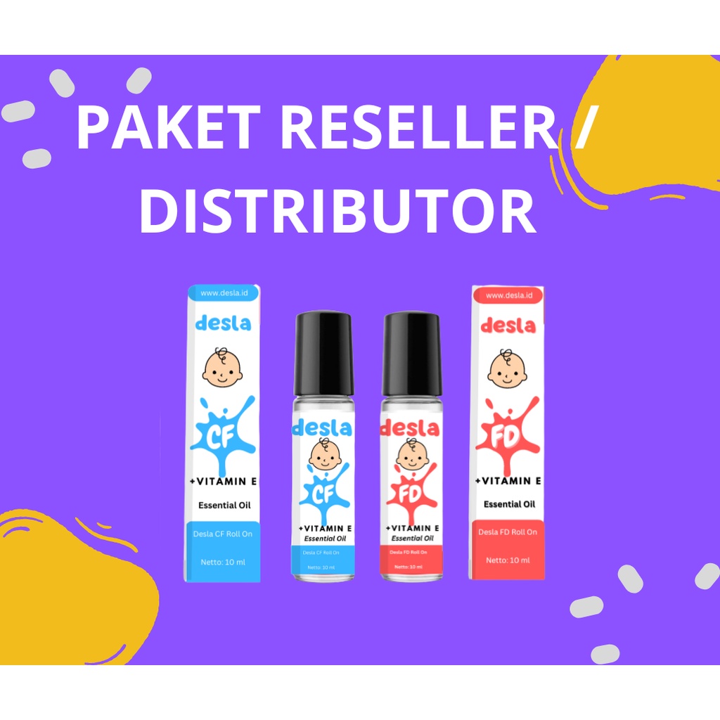 [PAKET BISNIS] Peluang Usaha Reseller Distributor Desla Essential Oil (Produk Kesehatan Bayi Alami)