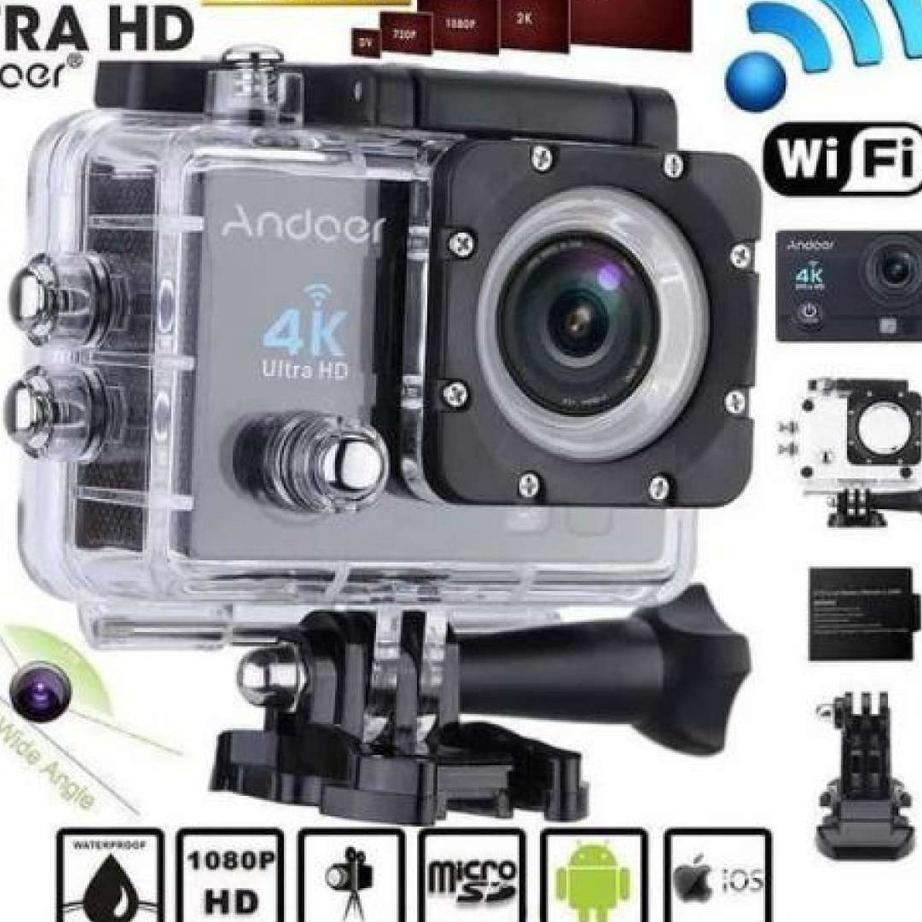 ✱ Kamera Sport Action Camera 4K Ultra HD/ Kamera Vloger /Kogan Wifi /Kogan WIFI Action Camera 4K ❁