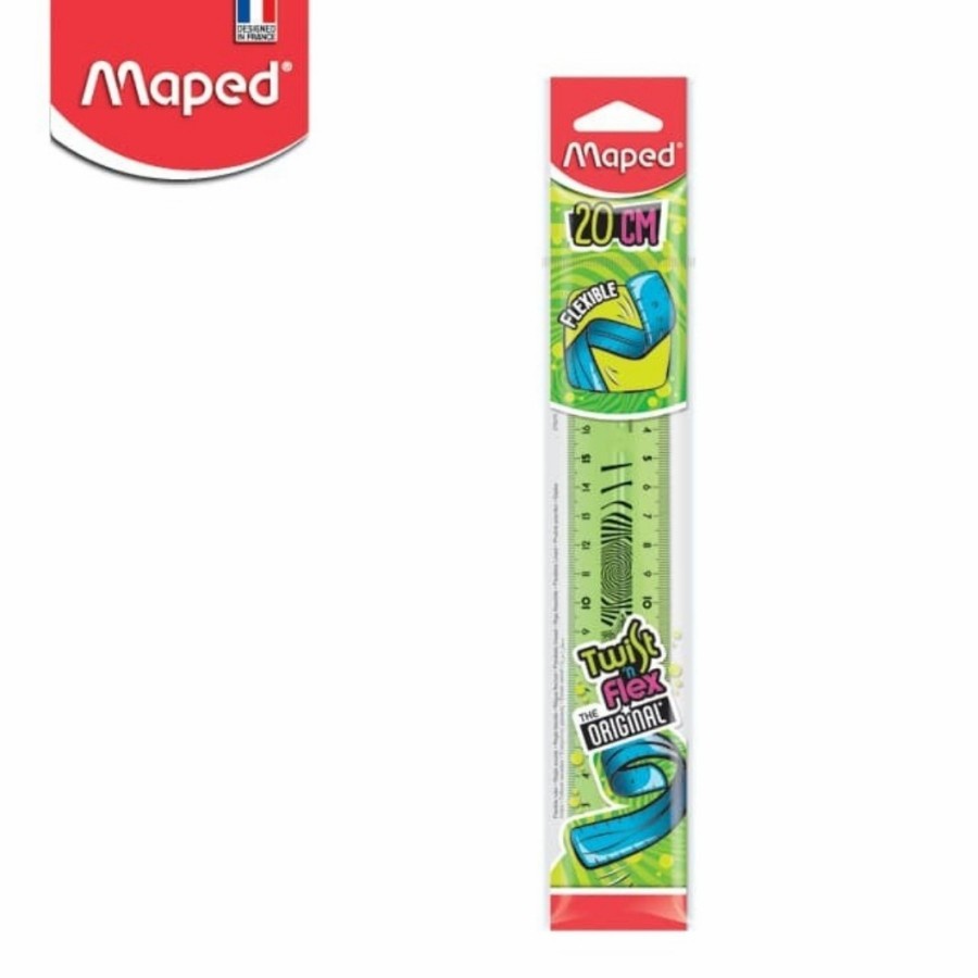 

Penggaris Maped Twist n Flex 20 cm Lentur Flexible Anti Patah Ruler