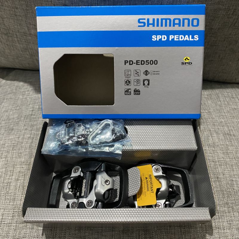 Pedal Shimano ED500 / Pedal Sepeda ed-500 include SH56 not m520 not m530