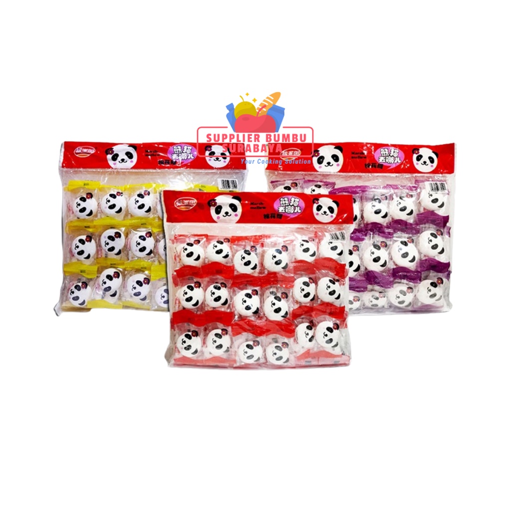 

Marshmallow Panda Naraya Isi Selai Strawberry 70 biji